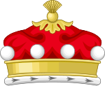 Coronet of a British Baron.svg