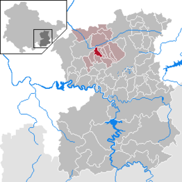 Kaart van Döbritz