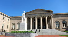 The D.C. Court of Appeals upheld the November 1974 zoning regulations which allowed construction to go forward on Washington Harbour. D.C. Court of Appeals.JPG