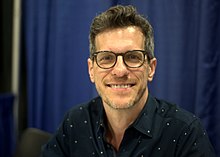 Brian Selznick's book The Invention of Hugo Cabret was the first novel to win the Caldecott. D03 9553 Brian Selznick.jpg