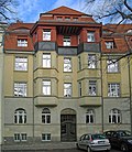 Apartment building in closed development