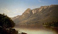 David Johnson (1827–1908), Eagle Cliff, Franconia Notch, New Hampshire, 1864
