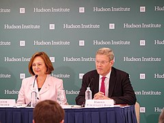 Senator Deb Fischer, economist Harold Furchtgott-Roth