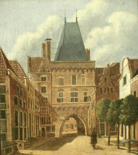 The former Binnen-Vispoort in the 19th century.