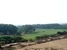 The new golf course in front of Diabat (under construction). Diabat golf course.jpg