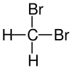 Dibromomethane Structural Formula V1.svg