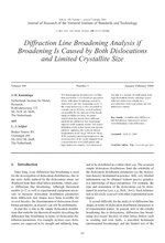 Miniatuur voor Bestand:Diffraction line broadening analysis if broadening is caused by both dislocations and limited crystallite size (IA jresv109n1p65).pdf