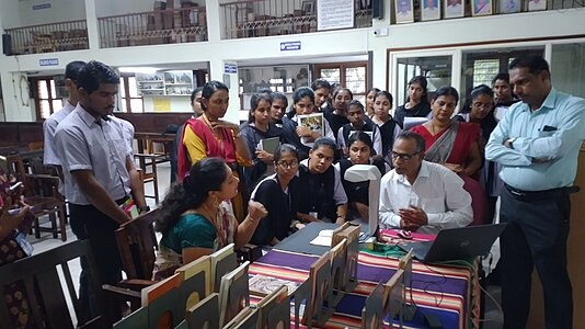 Digitisation training in Govinda Dasa College, Surathkal