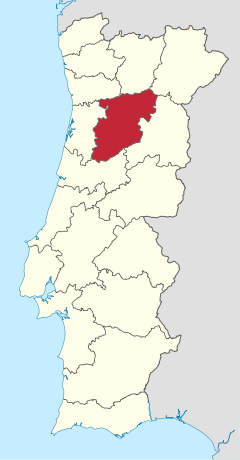 Distrikt Viseu in Portugal.svg