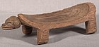 Duho (Ceremonial wooden stool), Hispaniola. Taíno, 1000-1500 CE, carved lignum vitae
