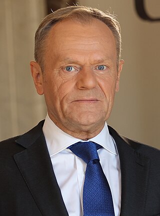 <span class="mw-page-title-main">Donald Tusk</span> Prime Minister of Poland from 2007 to 2014