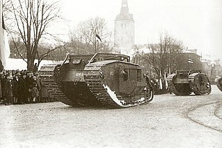 <span class="mw-page-title-main">Mark V Composite tank in Estonian service</span> British heavy tank in Estonian Land Forces service