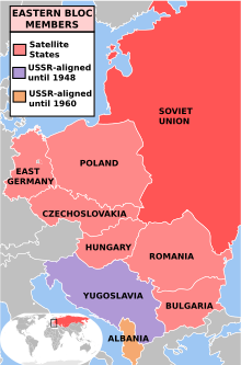 Image result for Images of maps of Soviet control of Eastern Europe