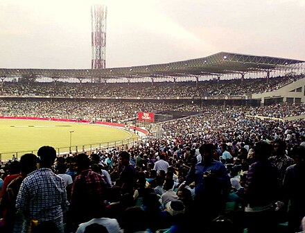 Eden Gardens, the second largest cricket stadium in India
