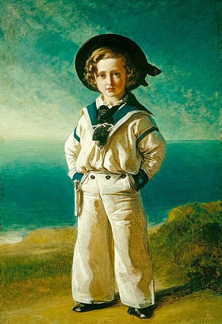 Prince Albert Edward (the future Edward VII of the United Kingdom) in a sailor suit, by Franz Xaver Winterhalter, 1846