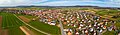 * Nomination Eggolsheim panorama, aerial view --Ermell 07:58, 9 May 2023 (UTC) * Promotion  Support Good quality.--Famberhorst 15:17, 9 May 2023 (UTC)