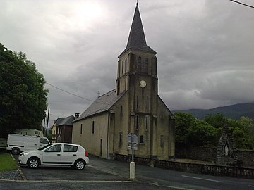 L'église Saint-Vincent-Diacre d'Arros.
