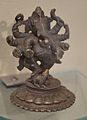 Eight-armed Dancing Ganesha - Bronze - Circa 15th Century CE - Odisha - ACCN 2000-17 - Indian Museum - Kolkata 2015-09-26 3993.JPG