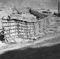 During construction of a new embankment, 1954