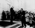 With President-Elect John F. Kennedy, December 1960