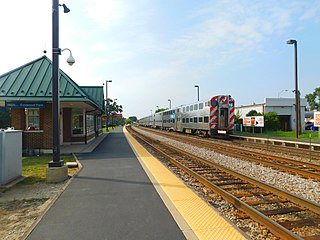 <span class="mw-page-title-main">Elmwood Park station</span> Railway station in Illinois