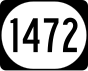 Kentucky Route 1472 signo