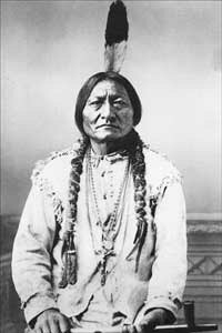 Hunkpapa Sioux leader Sitting Bull in 1885