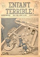 «Enfant Terrible!», обложка № 1 журнала (1 апреля 1898)