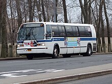A 1999 Nova Bus RTS-06 (4923) on the Broadway Junction-bound B83 at Gateway Drive/Erskine Street in February 2019 Erskine St Seaview Av td (2019-02-23) 34.jpg