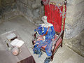 Recreation of a 16th century knight supposedly immured in a wall of Kuressaare Castle, Estonia.