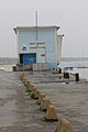 La station de sauvetage en mer d'Étel : vue extérieure depuis le quai 1.