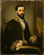 Eugene Francois Marie Joseph Deveria, Portrait of Charles Theodule Deveria, 1864.jpg