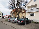 Deutsch: Fünfstetten, Marktplatz 1 Gasthof SchlößleBLfD D-7-79-148-3