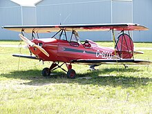 Fisher Celebrity biplane FISHER CELEBRITY C-GDDQ.JPG