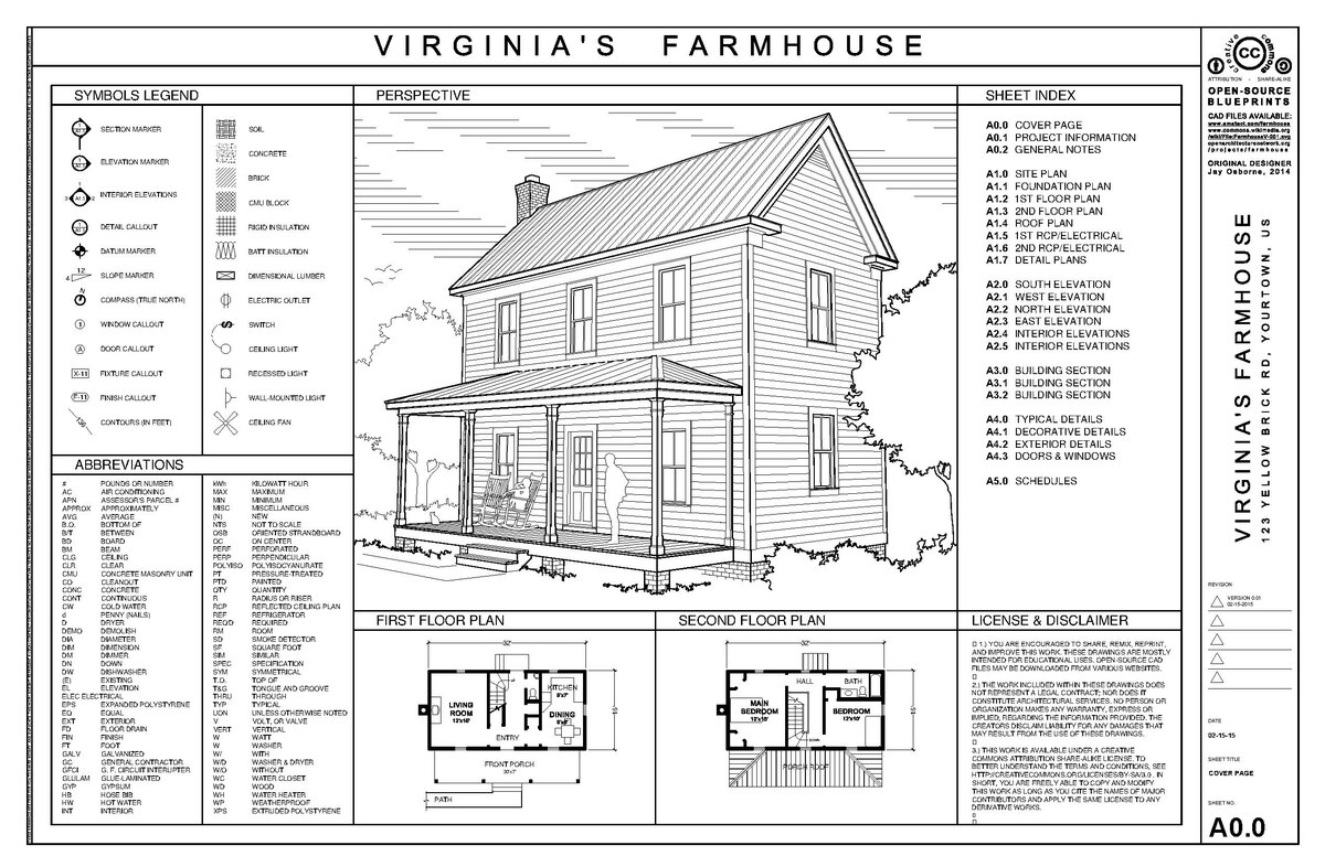 File Farmhouse Drawing Set V 001 Pdf Wikimedia Commons