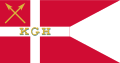 A dán uralom idején használt zászló (1795-1846)