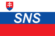 Flag of the Slovak National Party