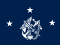 Rank flag of a U.S. Public Health Service vice admiral (surgeon general)
