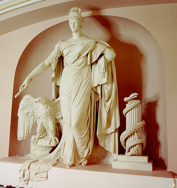 Liberty and the Eagle plaster, by Enrico Causici