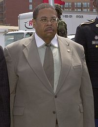 Mayor Floyd Adams Jr. (1996-2003) was the first African-American mayor of Savannah. Floyd Adams 2002.jpeg