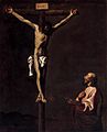 Francisco de Zurbarán - Saint Luke as a Painter before Christ on the Cross - WGA26077.jpg