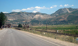 The Field of Domosdova(today), where the Battle of Torvioll took place