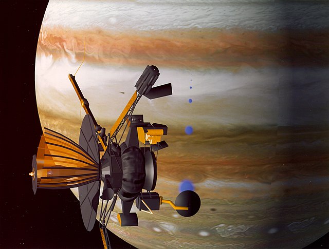 Concepção artística da Sonda Galileo.