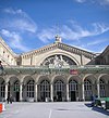Detail of the main entrance, Gare de l'Est
