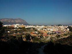 Skyline of Gata de Gorgos