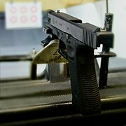 Generation 3 Glock 17 9mm semi automatic pistol Gold Coast Australia Ank Kumar, Infosys Limited 02.jpg