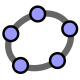 Логотип программы GeoGebra