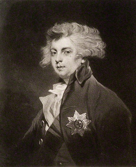 Portrait of George IV as Prince of Wales in 1785 by Sir Joshua Reynolds