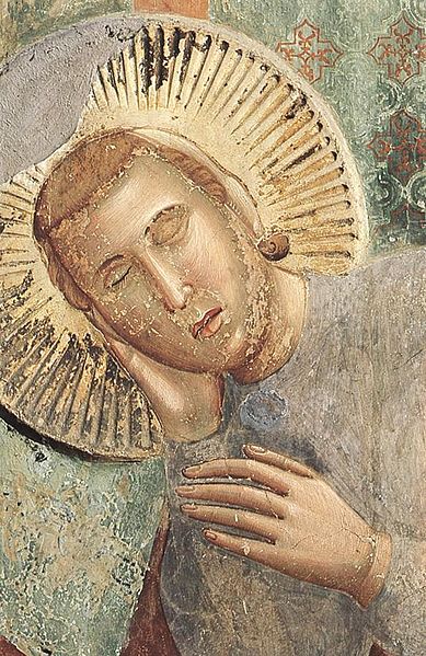 File:Giotto di Bondone - Legend of St Francis - 3. Dream of the Palace (detail) - WGA09121.jpg