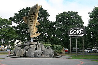 <span class="mw-page-title-main">Gore, New Zealand</span> Town in Southland, New Zealand